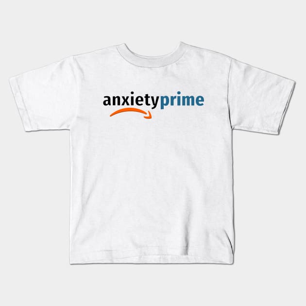 Anxiety Prime Members Only Kids T-Shirt by KidCrying